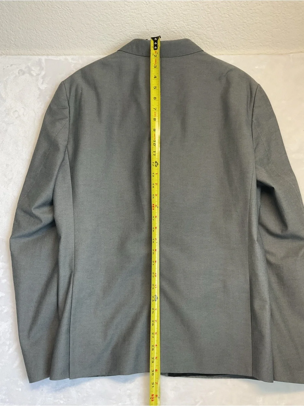 LINDBERGH Men's US 40R Single Breast Men's Tailored Gray Two-Button Blazer